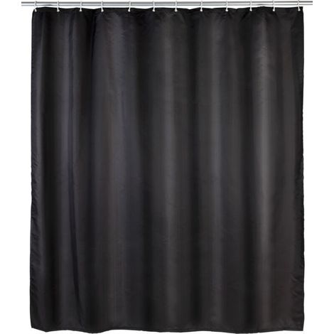 Anti-mold shower curtain 180x200 cm – Durable polyester – Machine washable – Metal eyelets for easy installation (1/4)