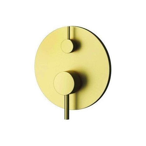 Miscelatore doccia da incasso con deviatore finitura oro KAM-ARTE ORO kamalu