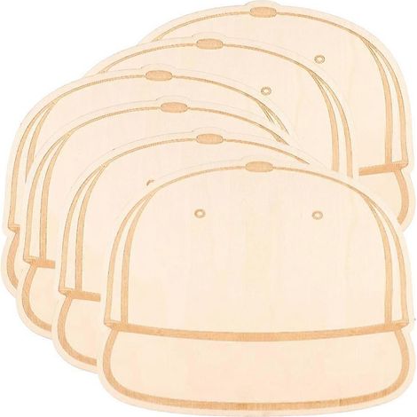 Palette de 6 gabarits pour casquettes de camionneur, planches en bois pour la conception de motifs et d'écussons de casquettes de camionneur (1/5)