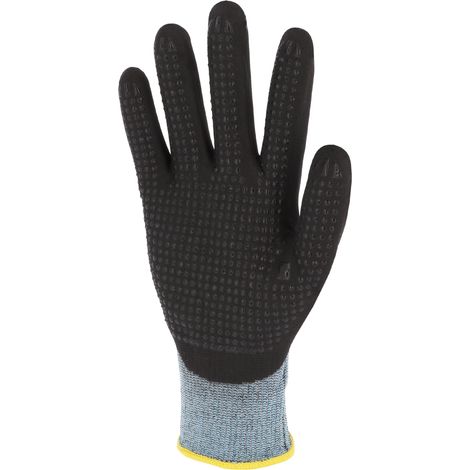 Gant nitrile mousse enduit 3/4 Picots- SINGER - NYMFIT01 T6 (1/2)