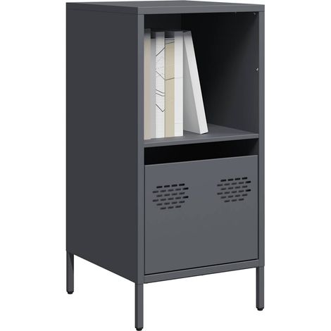 Sideboard Anthrazit 35x39x73,5 cm Kaltgewalzter Stahl