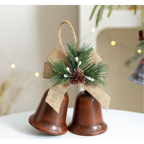 Cloche De Noël - En Résine Résistante Aux Intempéries - Pour Arbre De Noël Guirlande Mur Extérieur Intérieur - Lot De 1 (1/5)