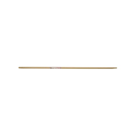 Mango de madera pulida ajustable para escoba de césped, ø24mm x 1,5m.