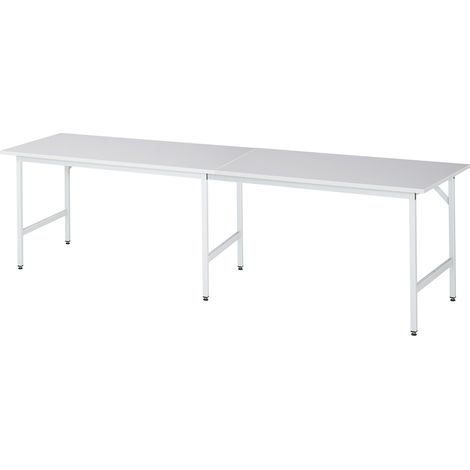 Rau Arbeitstisch Jerry höhenverstellbar, B3000xT800xH800-850mm, M-Platte-22mm (1/2)