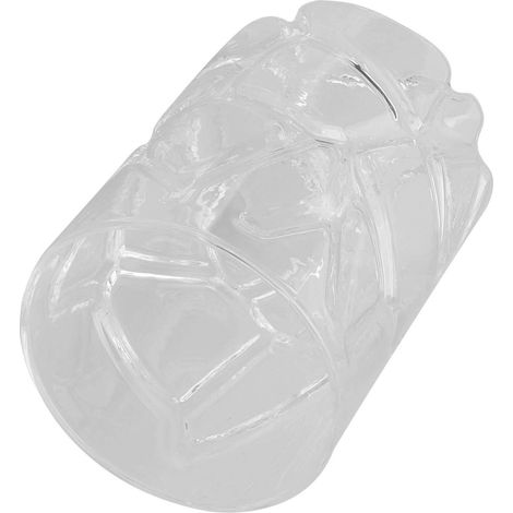 Lot de 2 ou 4 verres à whisky en verre borosilicate, imitation pierre, design vintage, 320 ml, transparent, idéal pour cadeau ou petit-déjeuner (1/5)