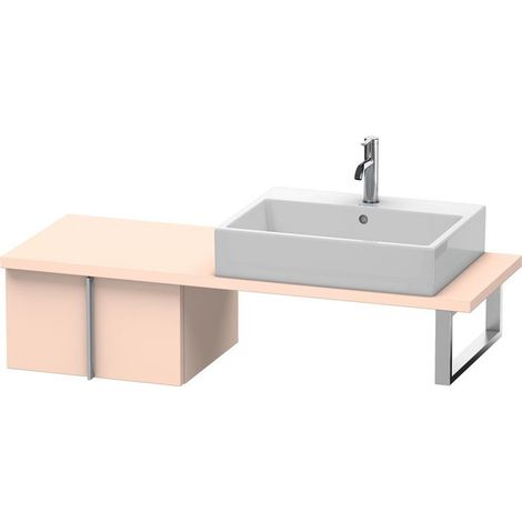 VERO mobile basso consolle 285x500x448mm albicocca peral opaco seta