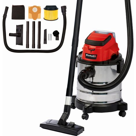 Einhell Power X-Change TC-VC 18/20 Li S-Solo 2347130 Aspiratutto 20 l senza batteria, Senza caricabatterie
