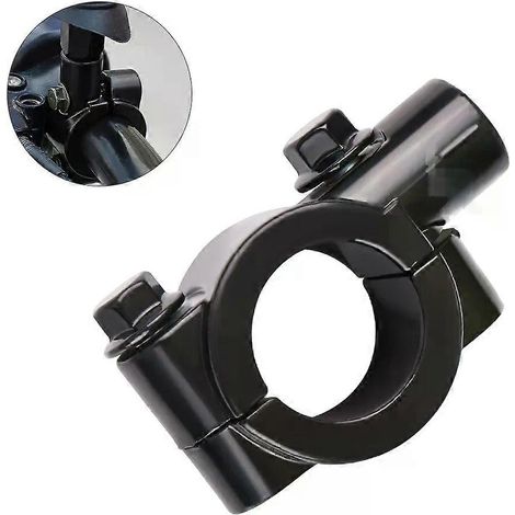 Support de rétroviseur pour moto (1 pièce, 8 mm/10 mm), adaptateur pour rétroviseur de selle, support de guidon - JXLGV (1/4)