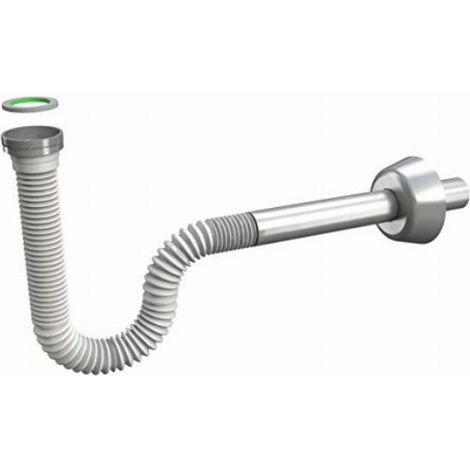 Sifone estensibile "sifoncello " per lavabo e bidet con ghiera 1"1/4 (1/3)