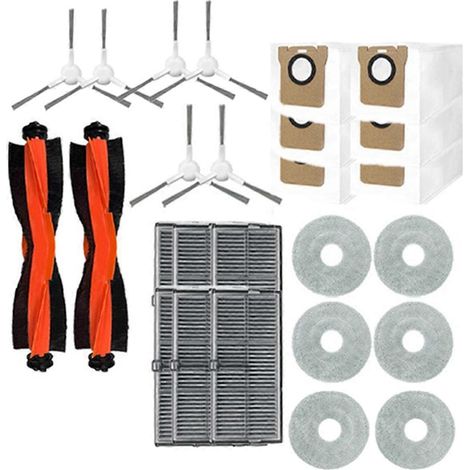 Accessoires de filtre pour aspirateur robot M30S D103CN - Pièces détachées et consommables - Brosse principale latérale - Chiffon de nettoyage (1/4)