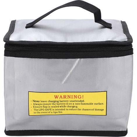 Sac Anti-Feu Portable Pouch Sécurisée Anti-Explosion pour Batterie au Lithium (1/5)