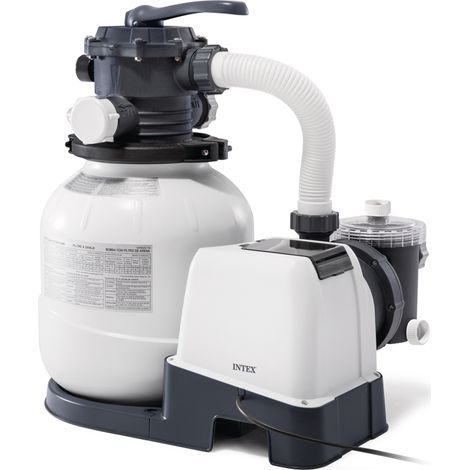 Groupe de filtration à sable SX2100 Plus WIFI 6 m³/h pour piscine jusqu'à 36 m³- Intex