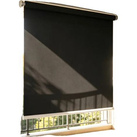 Toldo exterior, 160 cm x 140 cm, material HDPE, 90 % de protección UV, instalación con ganchos, diseño transpirable. (1/5)