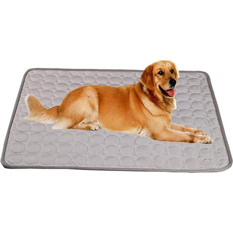 Selbstkühlende Matte für Hunde Katzen Kühlmatte Waschbar 100x70cm (1/5)