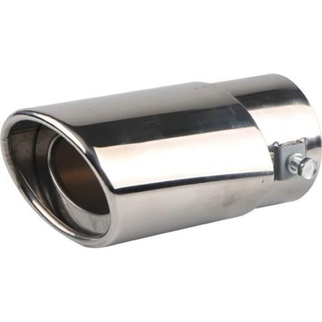 Embout tuyau d'échappement en acier inoxydable – Diamètre intérieur 5.3-3.8 cm – Améliore performance et esthétique voiture (1/5)