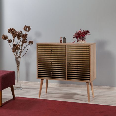 Kommode Verybox Sonoma Eiche Melamin 90x90x40 cm
