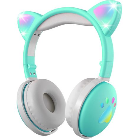 Cuffie wireless Mozos KID DOG per bambini, colore verde (1/5)