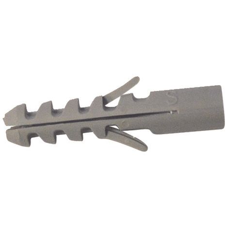 Chevilles nylon Fix avec collerette diamètre 6 boîte de 100 pièces