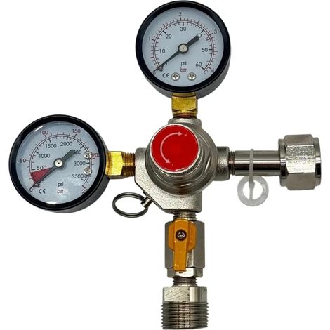 Regulador de presion, reductor de presión CO2 para dispensador de cerveza, 1-línea, 3 bar (1/3)