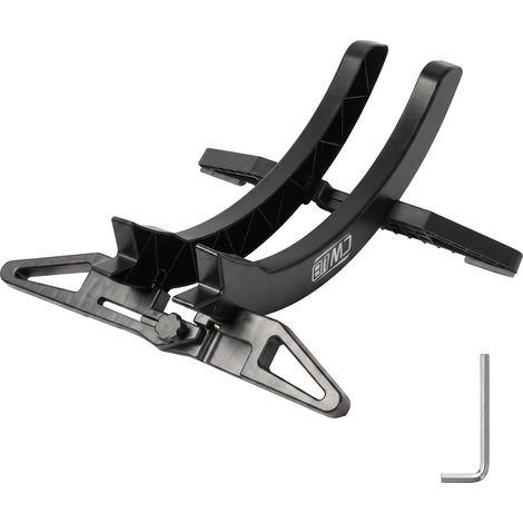 MONVELO Bike Stand Floor Rack Adjustable ABS For Mountain Bikes Garage Black (1/5)