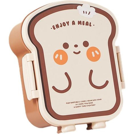 Boîte à bento pour enfants, 1 pièce, PP, plusieurs compartiments (1/5)