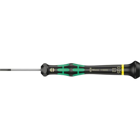 Wera 2035 Elektroniker-Schlitzschraubendreher, 0,25 x 1,2 x 40 mm