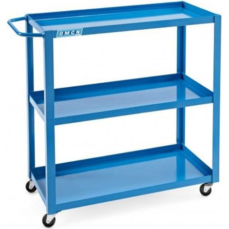 Carrello porta attrezzi OMCN 109/A a tre piani - portata 120 kg - 700 x 350 x 750 mm