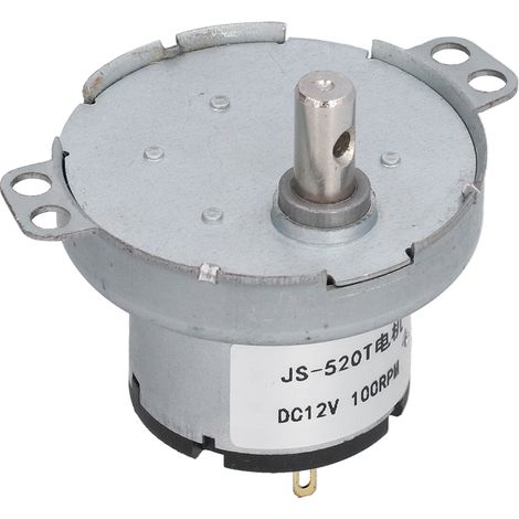 100RPM Synchronous Motor High Torsion Electric Micro Speed Reduction Geared Motor DC 12V