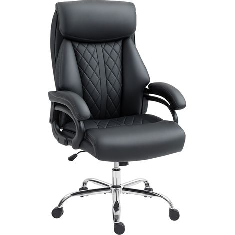 Executive Office Chair with Spring Padding - Black (1/5)