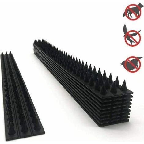 Épis de contrôle d\'oiseau Pics Barrière anti Pigeons / Escalade Répulsif 10 Pièces 5m de long-Ywey (1/4)