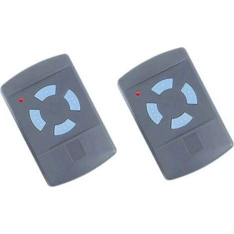 2PACK Télécommande de Garage Sdre HSM4 868 MHz avec 4 Boutons Couleur Bleue Remplacer Les émetteurs Hormann 868 MHz HS4 HSM2 HSP4 868 HS1 868 Tubauto HSM4 868 Tubauto HS4 868Fréquence
