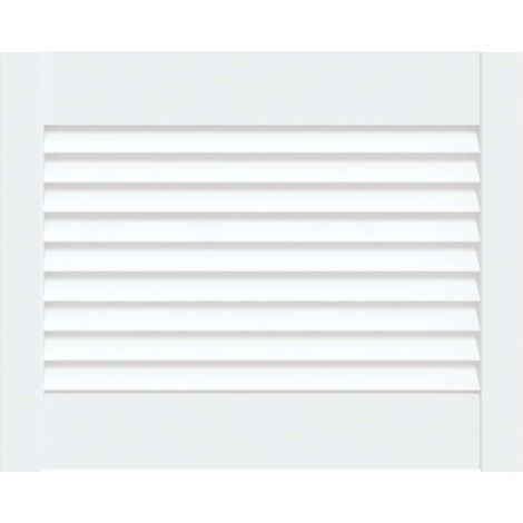 Maison Exclusive - Schranktür Lamellen-Design Weiß 39,5x49,4 cm M (1/5)