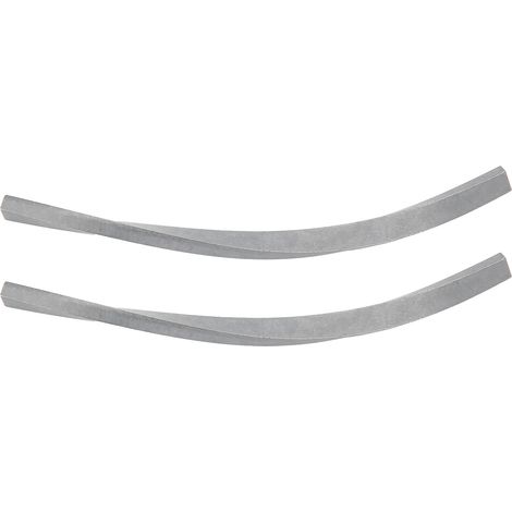 2 lames de rechange en acier tungstène 2063, barre hélicoïdale pour fraise à surfacer, pièces de fraisage latéral