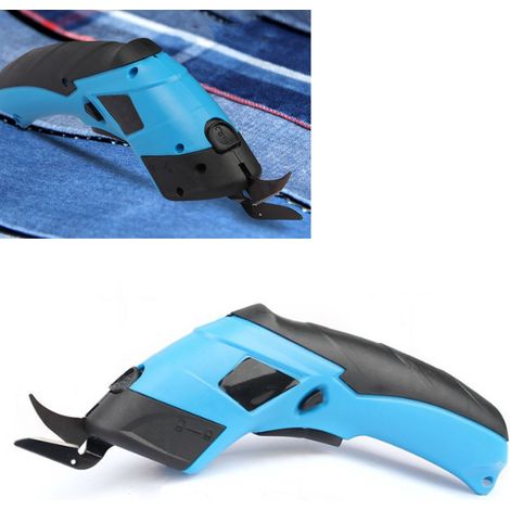 Tragbare, kabellose, wiederaufladbare elektrische Schere, manueller Cutter für Pappe, Stoff, Leder, scharfe Klinge, vielseitiges Heimwerkerwerkzeug. (1/5)