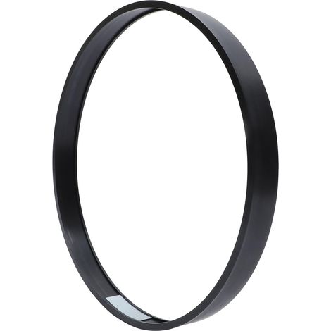 Cadre Photo Rond en Alliage D'aluminium Noir, Cadre Décoratif Moderne et Pratique, Suspendu pour Salon et Décoration Intérieure (1/5)