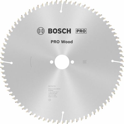 Bosch Kreissägeblatt Optiline Wood für Tischkreissägen 250 x 30 x 3,2 mm 80