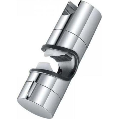 [JAMAIS UTILISÉ] 1PC Support de douche réglable pour colonne de douche - Diamètre de 20-25 mm, en ABS chromé (1/4)