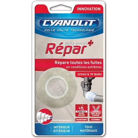 Ruban adhésif - CYANOLIT - Ruban silicone - Auto-fusionnant - Étanche - Résistant aux températures extremes