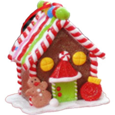 Maison De Village De Noël - En Céramique Douce - Pour Décoration De Table Ou Cheminée - Lot De 1 (1/5)