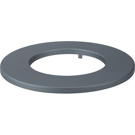 Rosace laquée, gris fonte, pour DN150, largeur de bord 45mm