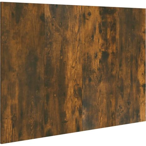 Bed Headboard Smoked Oak 120x1.5x80 cm Engineered Wood vidaXL