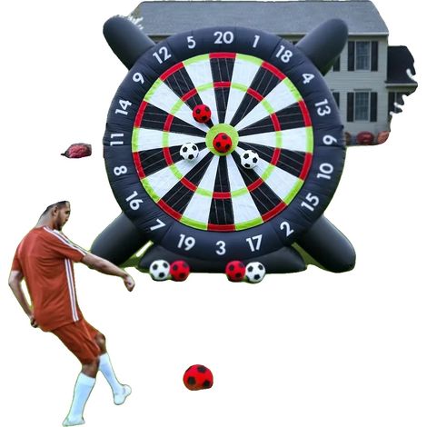 Jeu de société de football gonflable, amusement en intérieur et en extérieur, installation facile, style2 (1/2)