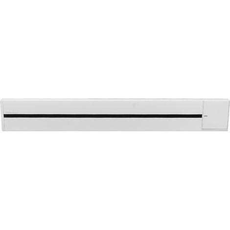 Rail électrique encastrable 0.6m blanc, prises amovibles avec interrupteur maître, 110-250V, montage en surface (1/5)