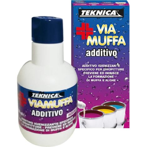 VIAMUFFA additivo concentrato ad ampio spettro per pitture da ml. 250