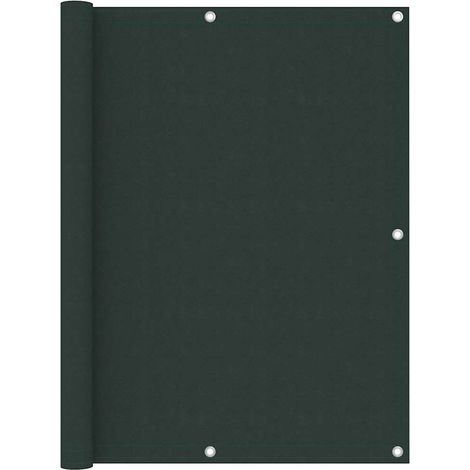vidaXL Toldo para balcón tela oxford verde oscuro 120x300 cm (1/5)