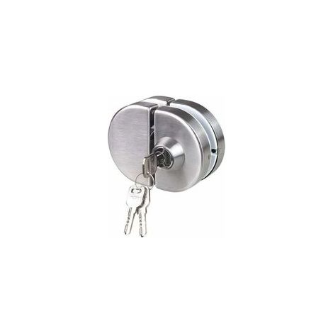 Serrure de porte à Double verre en acier inoxydable 304, crochets de porte sans cadre ouverts des deux côtés pour verre de 10 à 12 mm d'épaisseur (1/4)