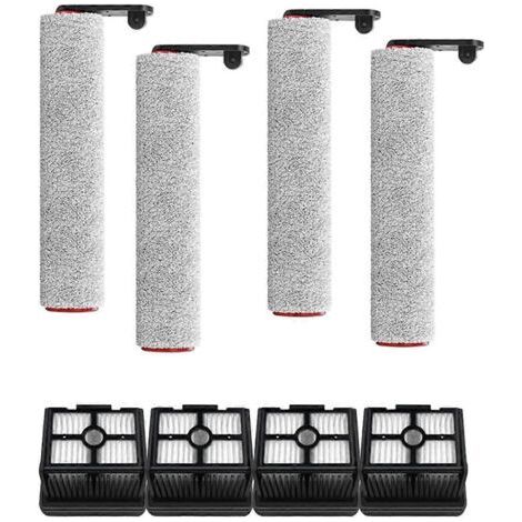 BARKBUSTERS Pièces de rechange pour aspirateur eau et poussière Dreame H12 Pro / H12 Plus / H12 Core : brosse douce, rouleau et filtre HEPA. (1/5)