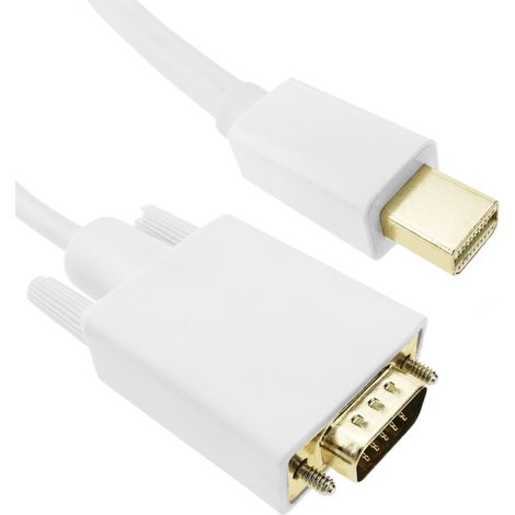 BeMatik - Mini DisplayPort câble VGA mâle à mâle 2 m (1/5)