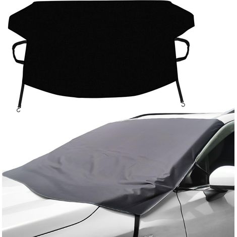 Couverture Pare-Brise Voiture, Bache de Protection Hiver pour Véhicules, Protege Pare Brise Givre et Fenetre Avant, Contre Neige, Gel, Soleil et Poussière, pour Plupart des VéHicules (1/5)