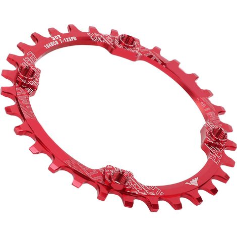 Plateau Monovitesse 30T 104BCD en Alliage d'Aluminium pour VTT et Vélo